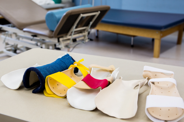 An assortment of cast types on a table