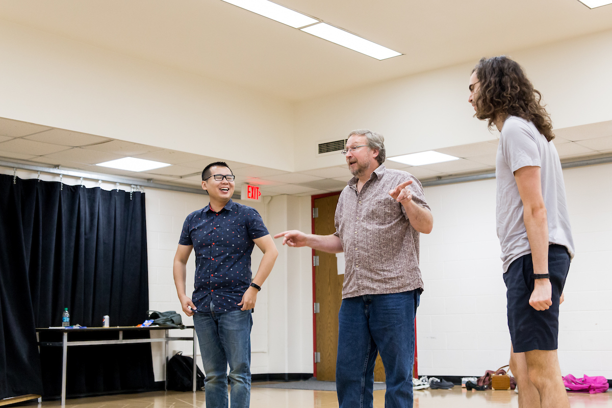 Students in the class Acting for Success