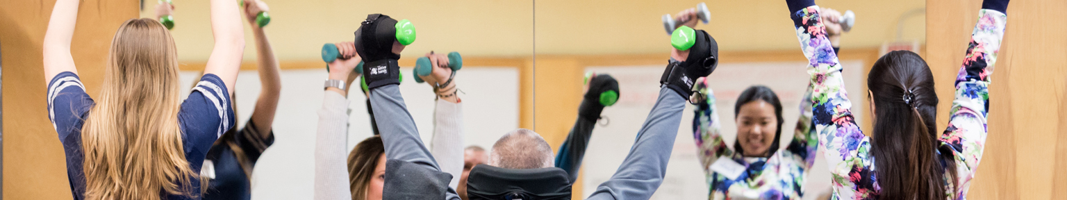 Adapted Fitness participants